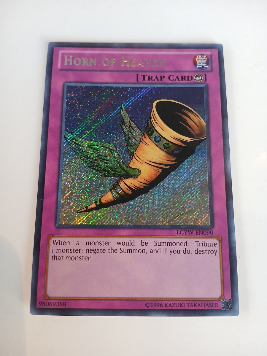 YuGiOh! HORN OF HEAVEN LCYW-EN090 Secret Rare Unlimited Edition | eBay