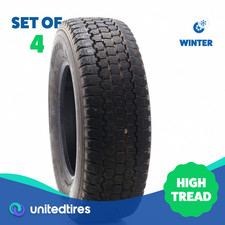 Set Of 4 Used Lt 26570r17 Bridgestone Blizzak W965 121118q - 15-1632 Set Of 4 Used Lt 26570r17 Bridgestone Blizzak W965 121118q - 15-1632