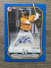 Shotaro Morii 2026 Bowman Baseball Blue Retail Paper Base Auto /150 Athletics