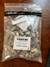 Black Box CAT6 Shielded Modular Plug - Network connector RJ-45 M CAT 6...