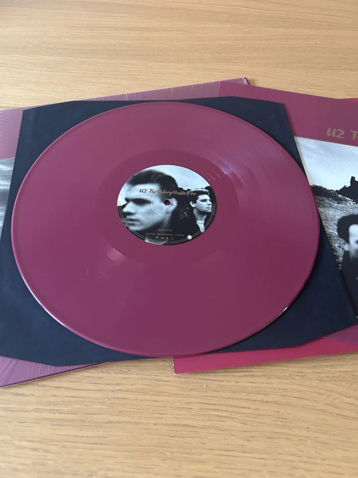 U2 - The Unforgettable Fire - Limited Edition - Burgundy Vinyl LP + Booklet - Image 3 of 4