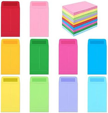 100pc Mini Envelopes 2.25x3.5 Seed Cash Coin Kraft Small Parts Key Gift Envelope