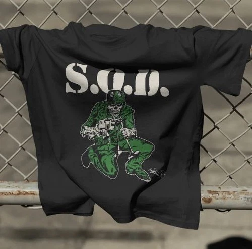 S.O.D. SCHIZM TOUR 1985 T SHIRT