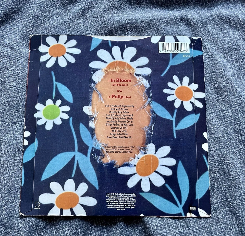 Nirvana - In Bloom - Used Vinyl Record 7 - 47 - H16325A Foto 4 de 4