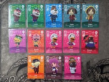 Nintendo Animal Crossing Amiibo Cards Official Lottie Resetti Digby 13 Cards