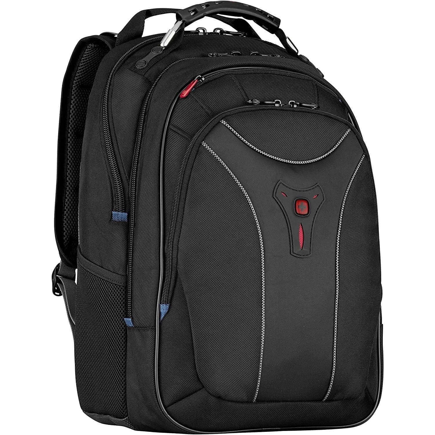 Sac à dos ordinateur 17 pouces Wenger Carbon 600637 noir spacieux