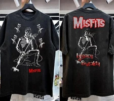 The Misfits band 2 sided Retro T shirt Unisex tee NH23889