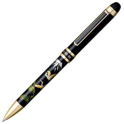 PLATINUM MFP Multi-Function Pen Modern Maki-e #3 Crane & Mt. Fuji MWB-8000RM-3