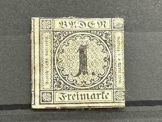 Baden Mi Nr. 5 ungebraucht ohne Gummi .