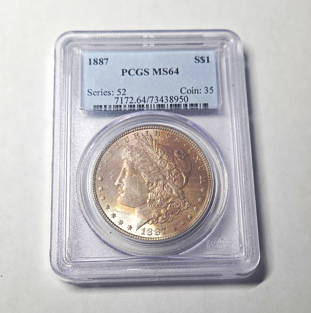 MS 64 Graded 1887 Year Morgan US Dollars (1878-1921) for sale | eBay