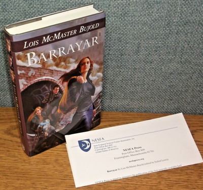 Lois McMaster Bujold BARRAYAR Nesfa Advance Copy  NEW w/ LETTER Hardcover 2012