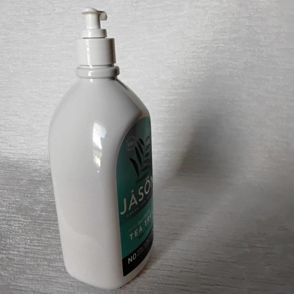 Gel de ducha lavado corporal Jason Purifying Tea Tree, botella bomba 30 OZ nuevo Foto 2 de 4