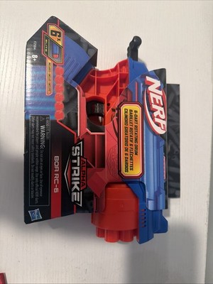 NEW NERF Alpha Strike BOA RC-6 Rotating Drum, 6 Elite Darts in Box