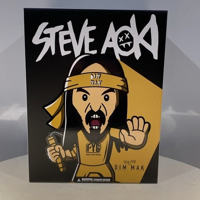 Steve Aoki dim mak Find Your Grind Vinyl Figure mind style sofubi new 