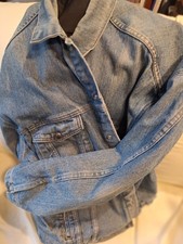 Vtg Authentic Heavy NRA Denim Jacket Men's XL Concealed Carry MADE IN USA