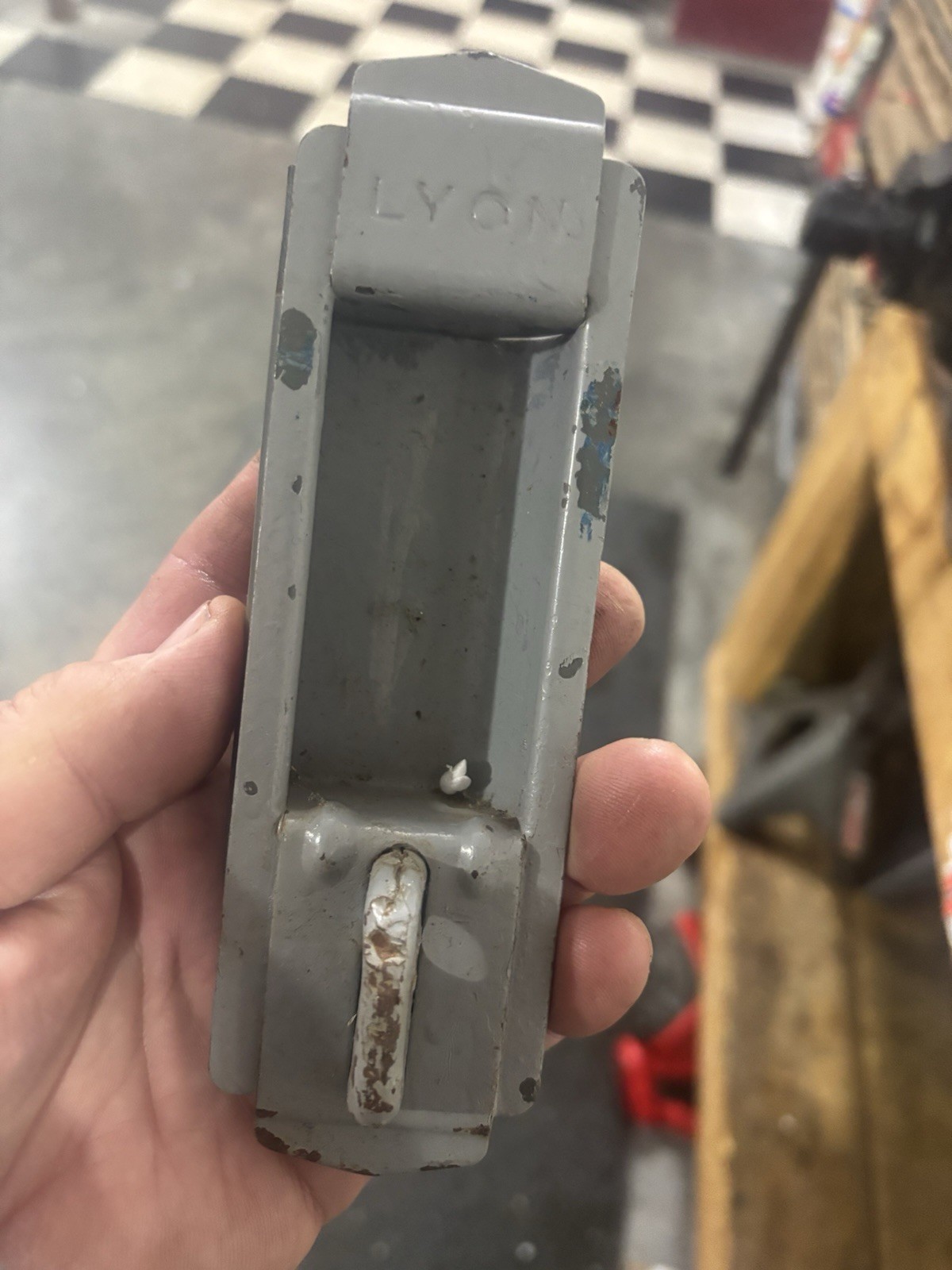 Vintage Gym Locker Lyon Metal Products, School Office, Industrial Age Cabinet,