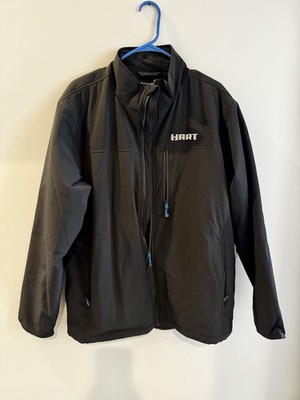HART 20-Volt Heated Jacket Kit Black W/ Batt & Charg Men's Sz Large
