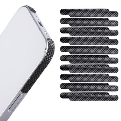 20 PCS Cell Phone Grip Tape, Black Non Slip Side Sticker Adhesive Grippy Bump...