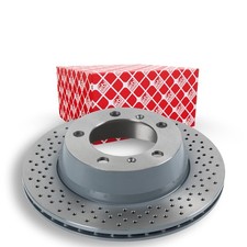 2x FEBI Bremsscheiben Hinten für PORSCHE BOXSTER (987) CAYMAN (987) 299mm