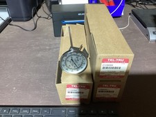 Lot of 3 Tel-Tru Thermometer 0-220F 0-100C Model LT225R Stem 8in Gauge 2in