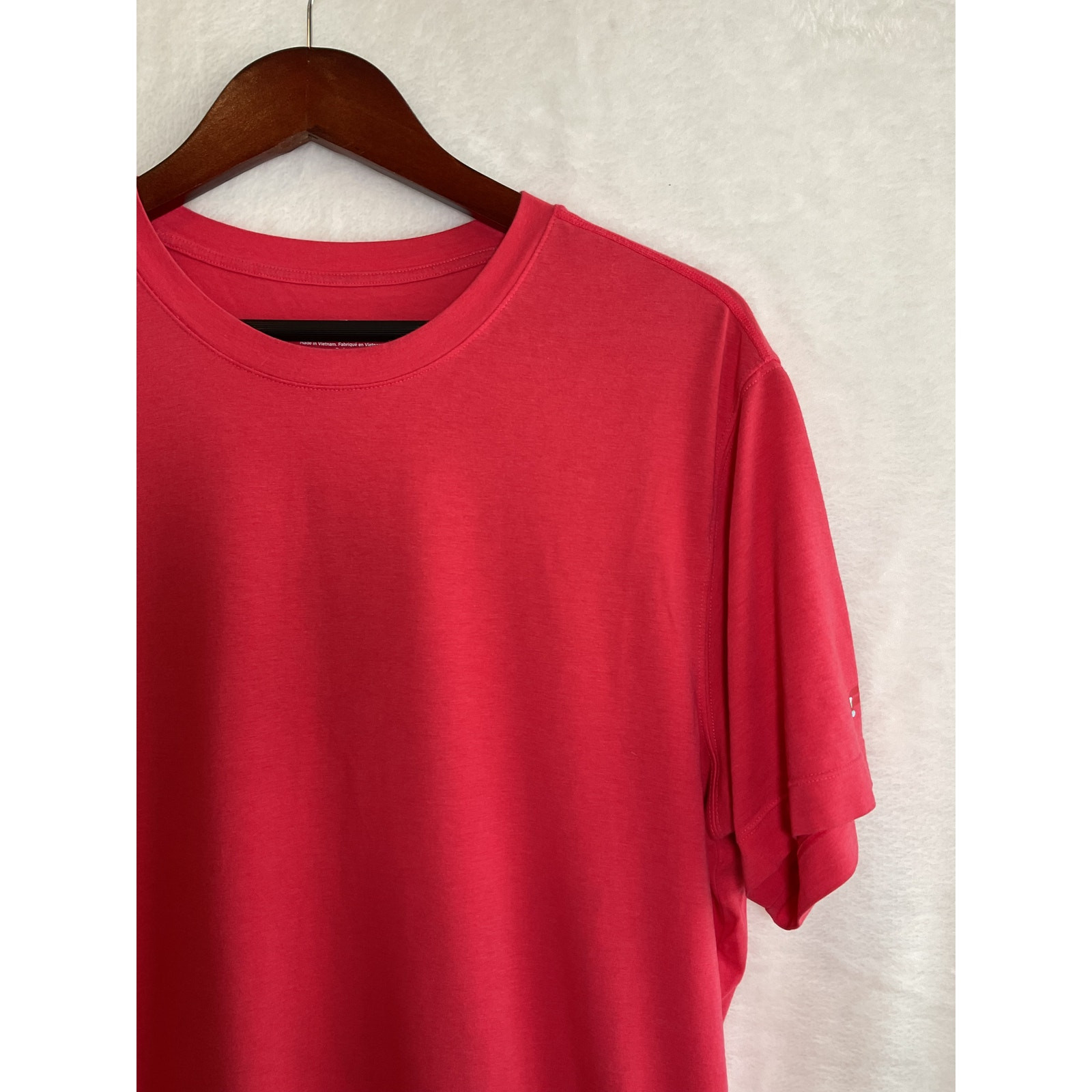 Fabletics Basic Tee Shirt Red Large - image 3