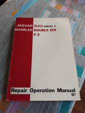 Jaguar XJ12 Serie 2 Daimler Double Six Werk Werkstatt Reparatur Betriebsanleitung