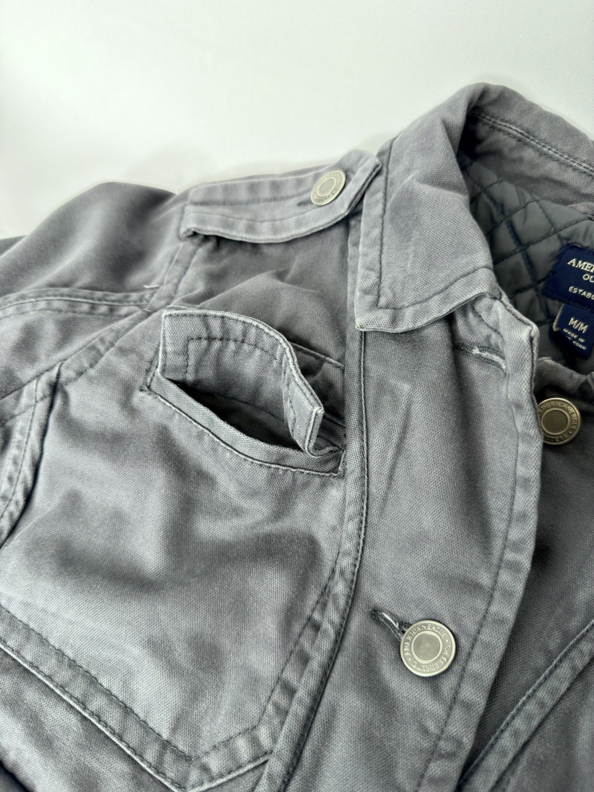 American Eagle Woman’s Button Up Jacket, Medium, … - image 10