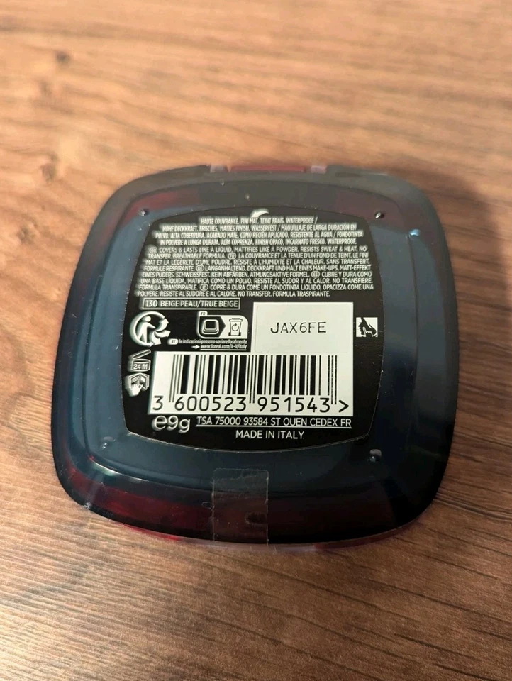 L'Oréal Paris Infaillible 24H Fresh Wear Foundation in a Powder Farbe 130 Beige - Bild 2 von 4