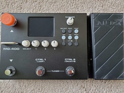 NUX MG-400 Dual DSP Modeling Guitar Bass Effect Processor Pedal - NO ADAPTER