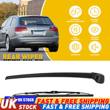 For Audi A6 Avant C6 4F 2005-2011 Rear Window Wiper Arm & Blade Set UK 12V New