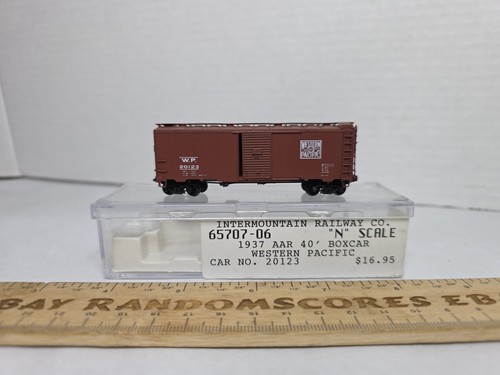 Coche de carga Intermountain 65707-06 escala N Western Pacific WP 20123 ARR 40' NUEVO EN CAJA | Zustand: New