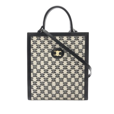 Celine Small Triomphe Toile Cabas vertikal Cabas