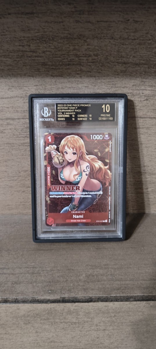 One Piece Nami [Tournament Winner] ST01-007 BGS 10 Black Label POP