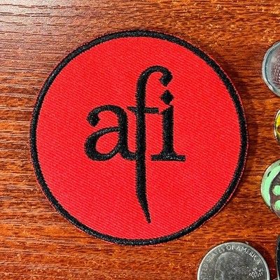 AFI Patch A Fire Inside Punk Goth Horror Emo Rock Music Embroidered Iron On 3''
