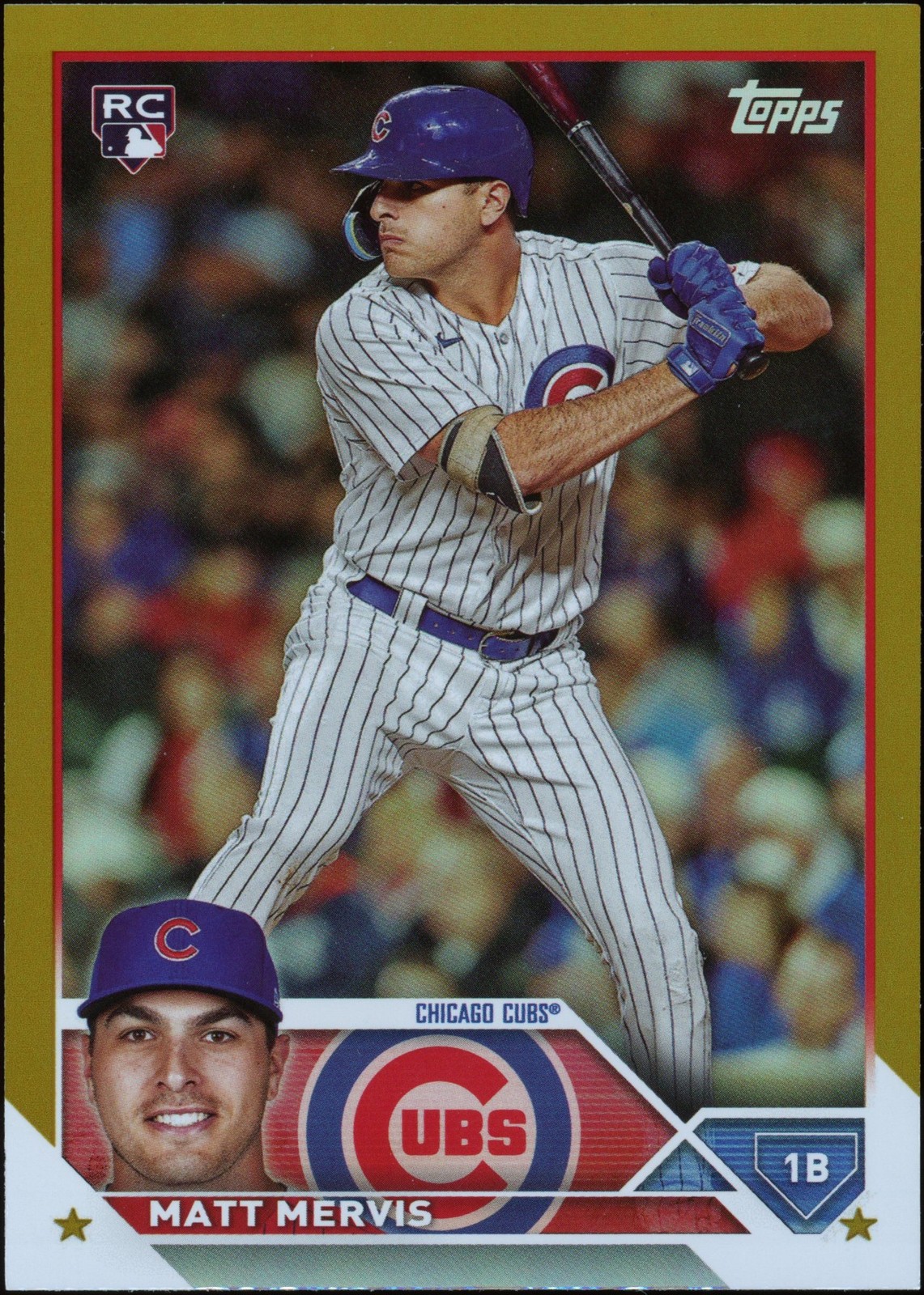 2023 Topps Update Matt Mervis US42 Gold Foil RC