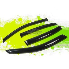 Smoked Acrylic Window Visors Weather Proof Rain Shade For Chevy Impala 00-05