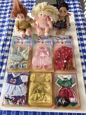 Ty Beanie Kids 3 With 6 NIB Outfits Plus 2 Extra Outfits Without Box