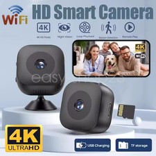 Mini Camera 4K HD WiFi Remote Small Cam Portable Home Security CCTV Camcorder