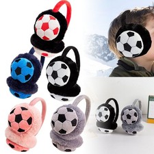 Earmuffs Winter Boys Girls Football Ear Muffs Warm Soft Thick Adjustable