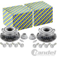 2X SNR RADLAGER-SATZ Vorne Hinten Passend FÜR Alfa Romeo 159 Brera Links+Rechts