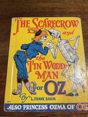 The Scarecrow and the Tin Woodman of Oz L. Frank Baum Hardcover 1939 Illustrated