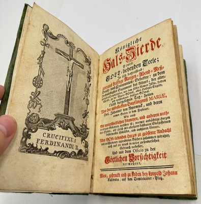 Gebetsbuch Königliche Hals-Zierde einer Gott liebenden Seele Goldschnitt