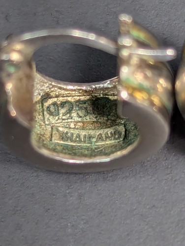 Sterling Silver Huggie Earrings Hoop Pierced 925 Thailand - Picture 13 of 24