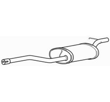 Quality Rear Exhaust Silencer Back Box for Volvo S40 B4204S3 2.0 (2006-2013)