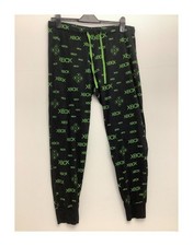 Xbox Mens Pajama Pants 34 Waist 30 Leg 100 Cotton Black Green Controller Print