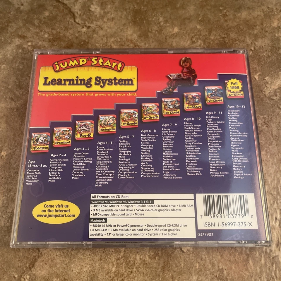 Jump Start: Learning System 2nd Grade (PC CD-ROM, 1996) Knowledge Adventure - Image 2 of 4