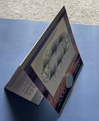 Great Britain Millennium Stamp & Coin Set. £5 Coin And Pane Of 4 Stamps In Pack