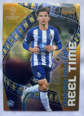 Francisco Conceicao /50 RC Rookie Gold Topps Stadium Club Chrome Reel Time RT-FC