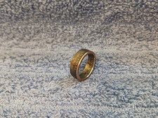 Delaware, Handcrafted Washington Quarters coin ring, size 8 1999