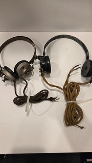 Vintage WW2 headphones Radio DLR No1 Bakerlite